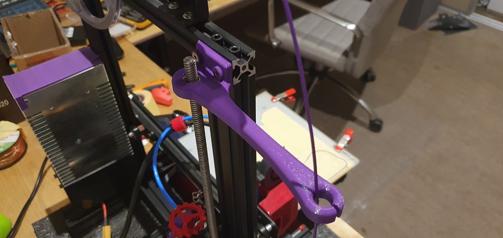 Ender 3 Z Axis Bearing support and Filament Guide 