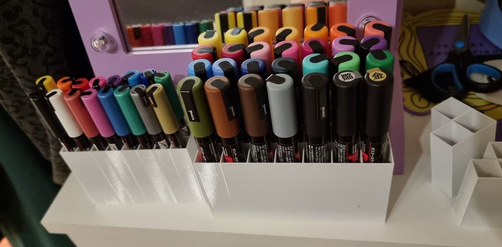 Posca pen stand/holder/storage full set
