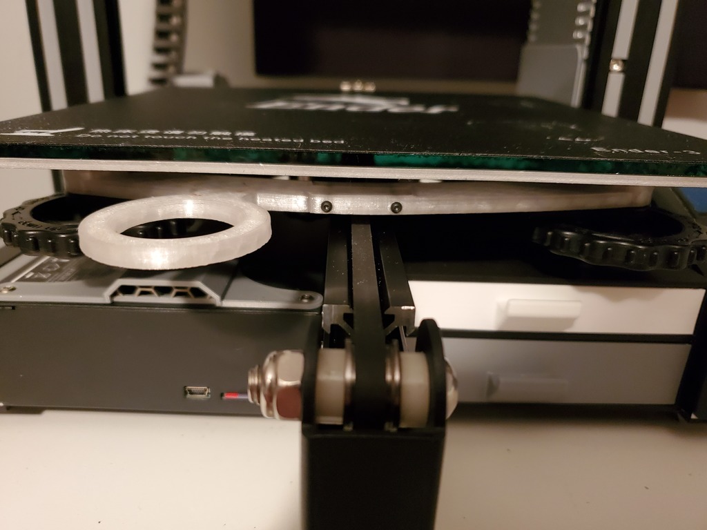 Ender 3 Bed Handle - No Bed Removal, Upgraded Springs