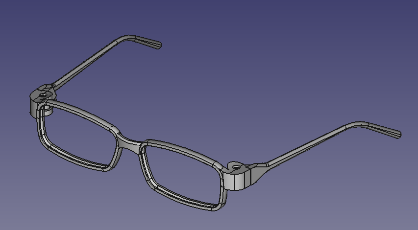 Printable Eyeglasses Frame (Bronx E Black 145)