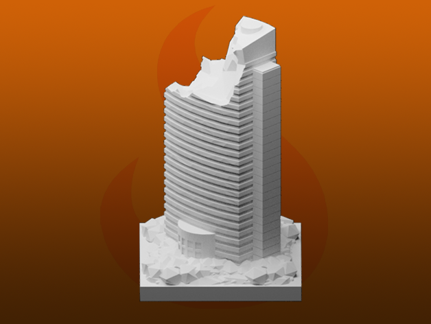 GreebleCity Ruins: Skyscraper XV