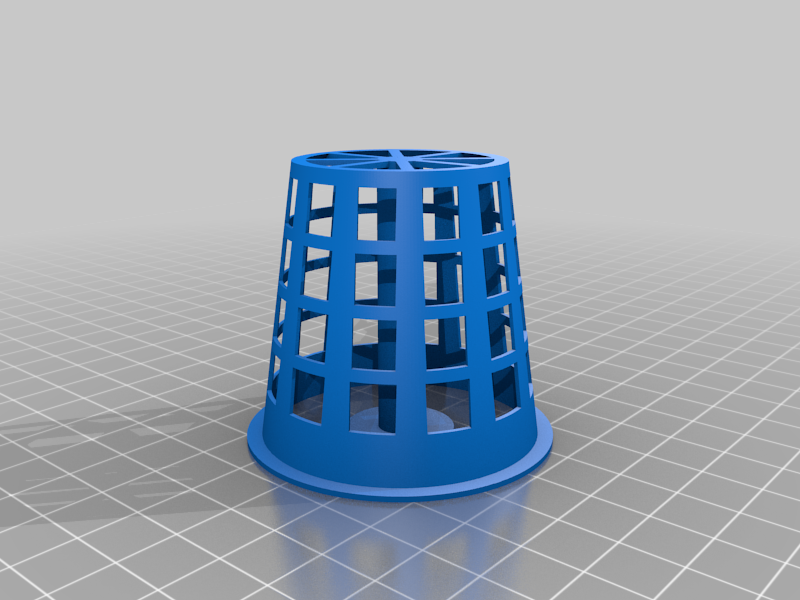 EZ-Print 2 inch net pots for hydroponics with Slicable Support