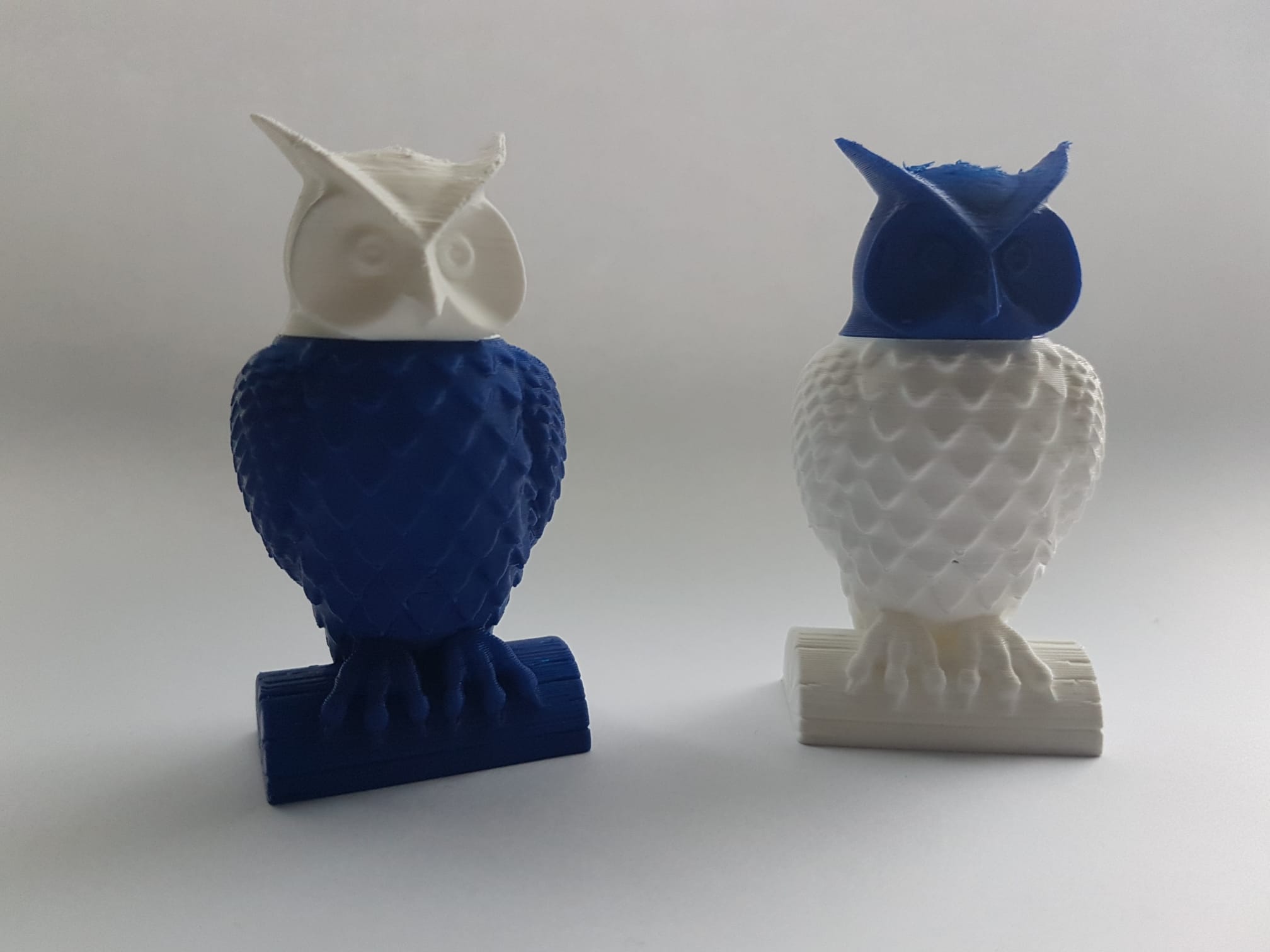 Owl statue geocache