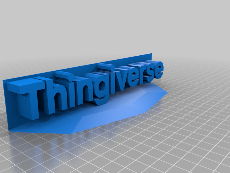 Thingiverse Logo Stand