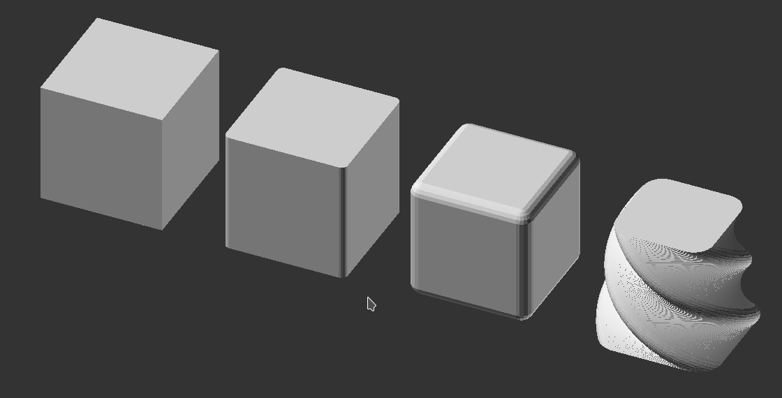 Round cubes