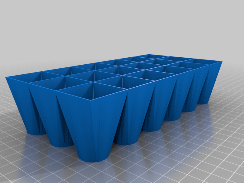 Stackable seed starter tray