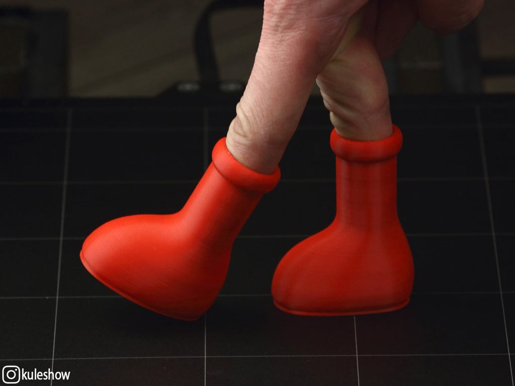 Mini Big Red Boots