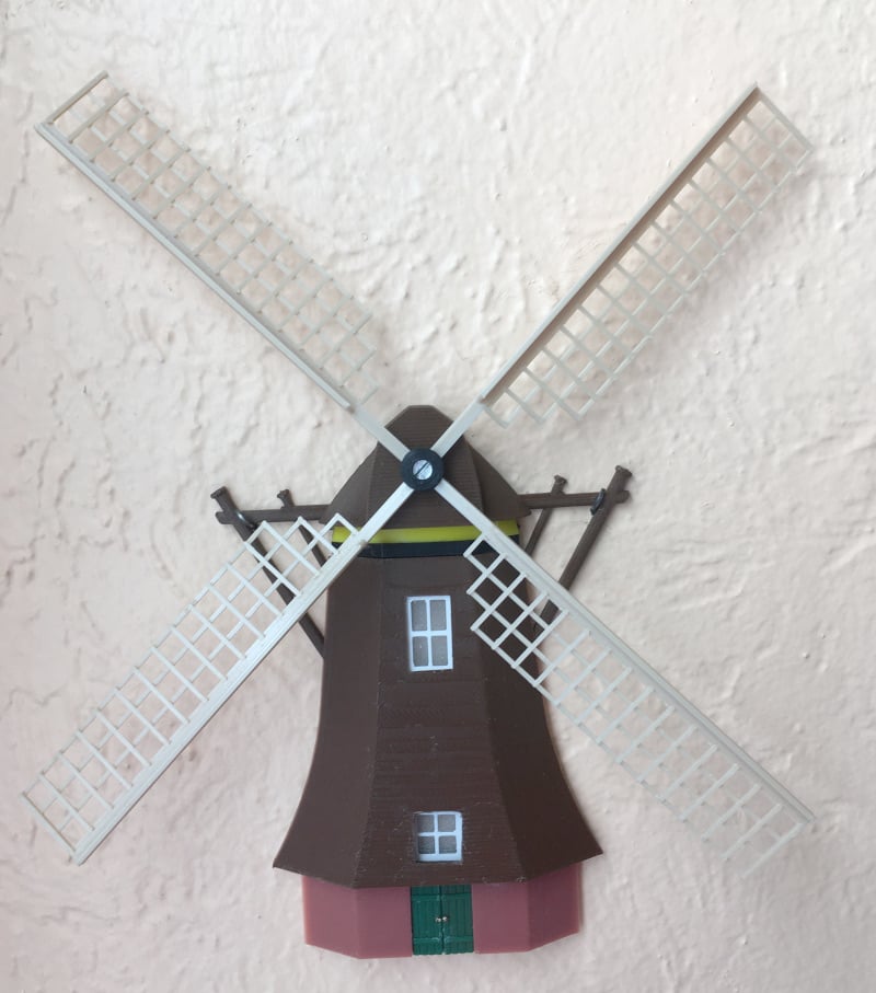 Dutch Windmill Wall Decor