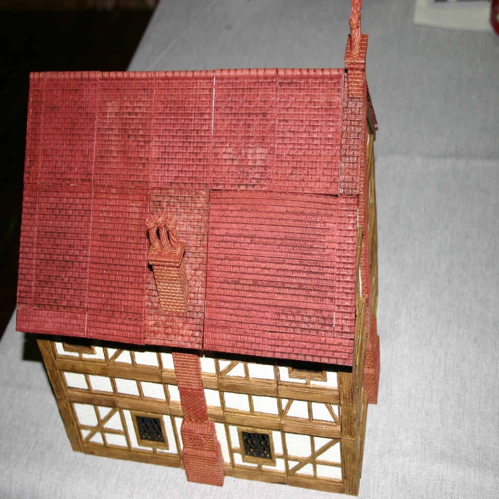OpenLock Tudor Tiled Roof - Set 3 - Chimney Stacks