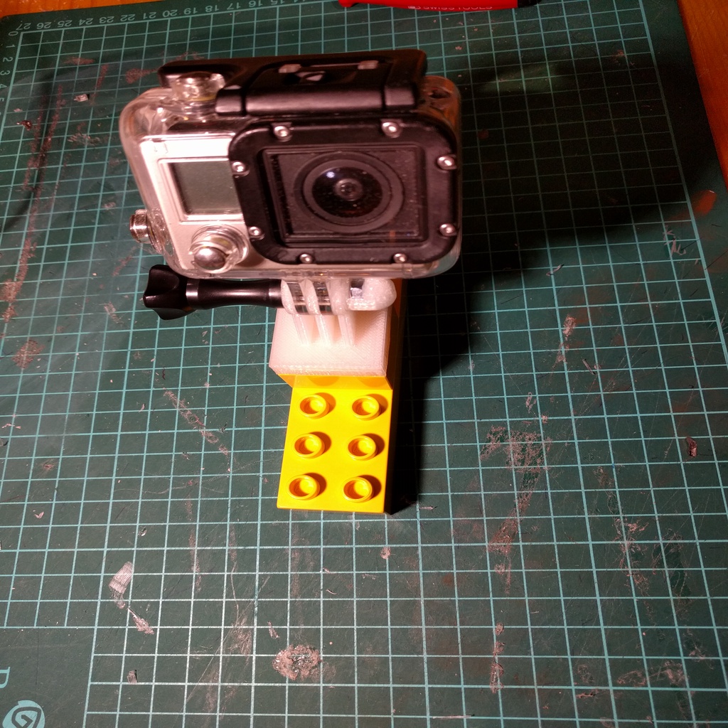 Lego Duplo compatible GoPro mount