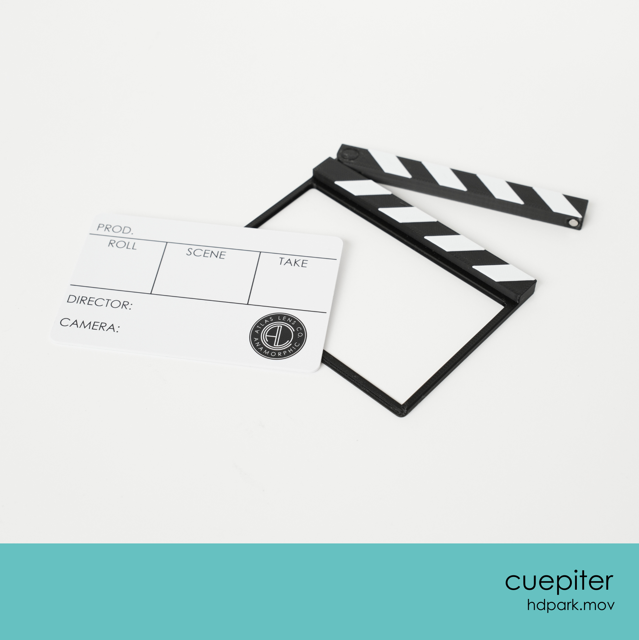 mini clapperboard attachment - print in place hinge