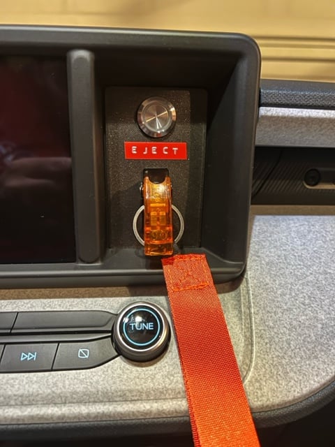 2022 Ford Maverick Cubby Eject Plate