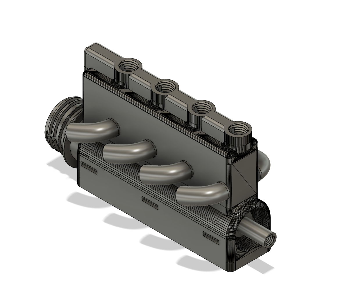 4 inline air engine