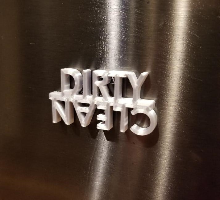 Dish Washer Dirty-Clean Magnet
