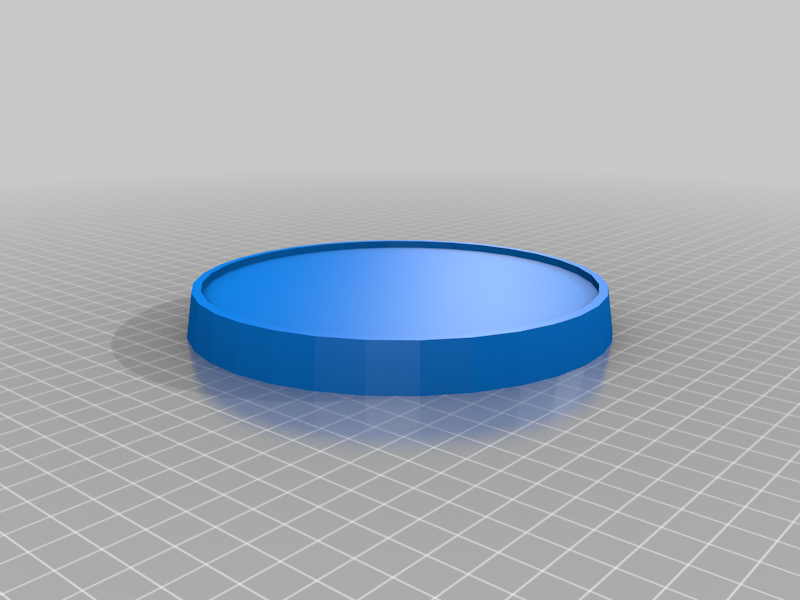 Peana redonda para maquetas / Rounded model base