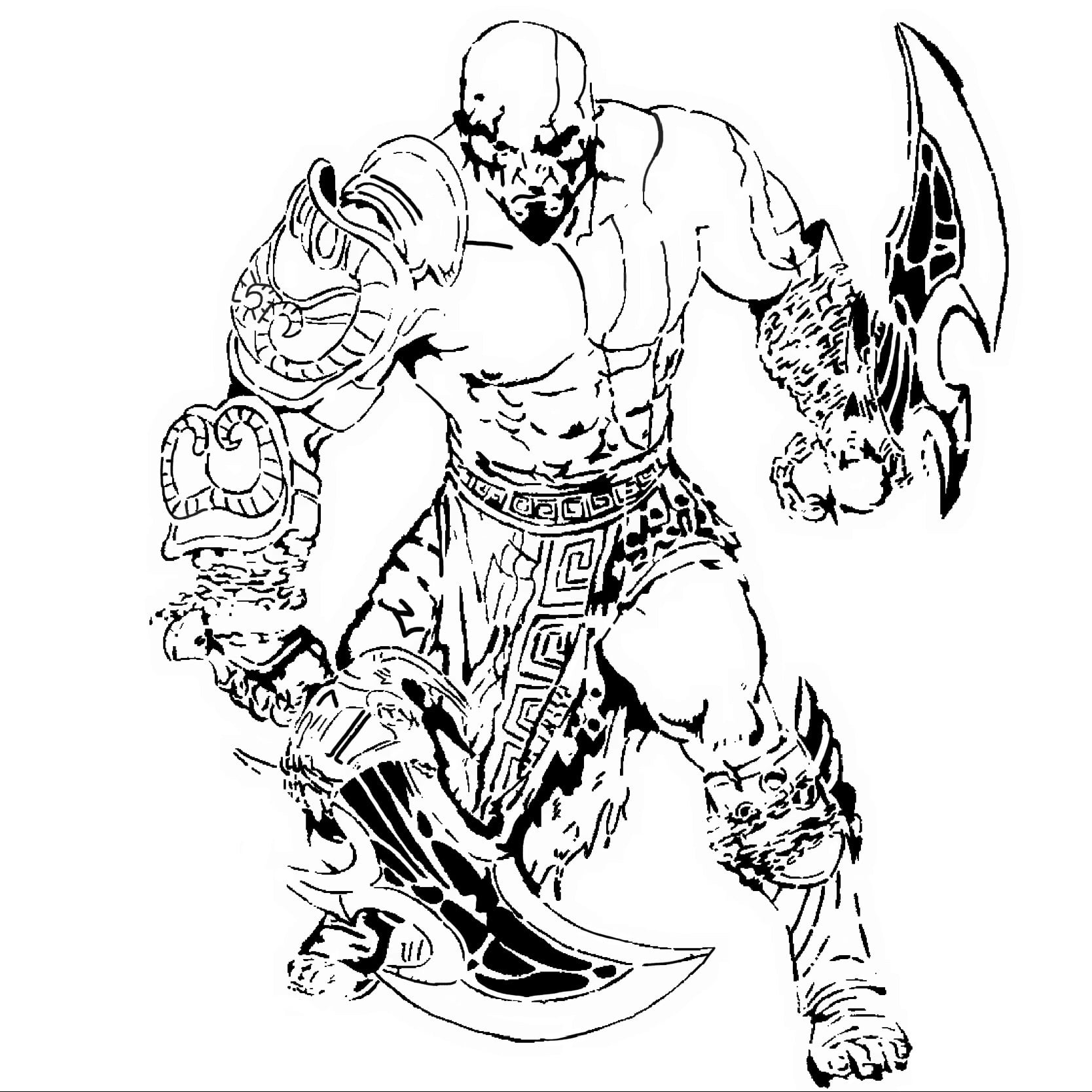Kratos stencil 3