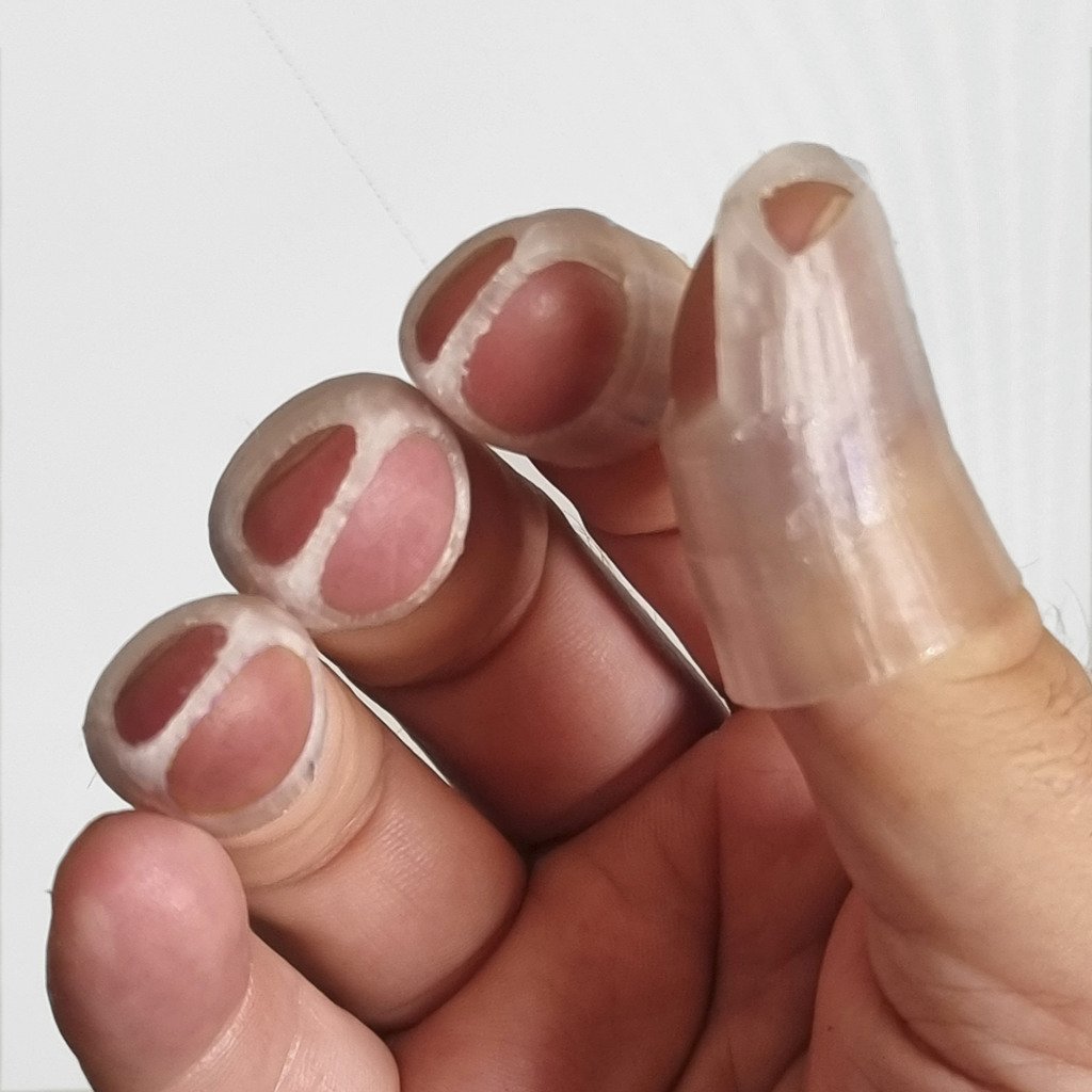 Classical Guitar Finger Picks 2 (ergonomic version)