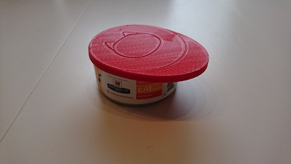 Cat food lid with grip (86mm)