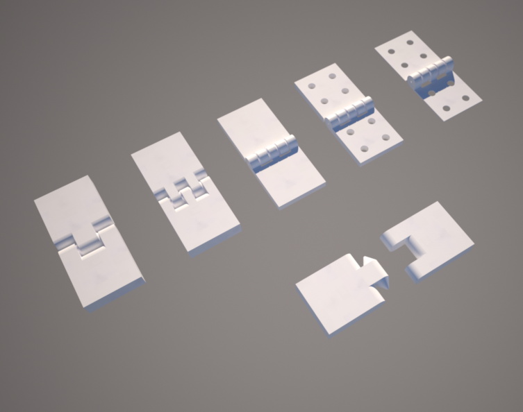 Print-in-Place Hinges / Joint (Working file included!)