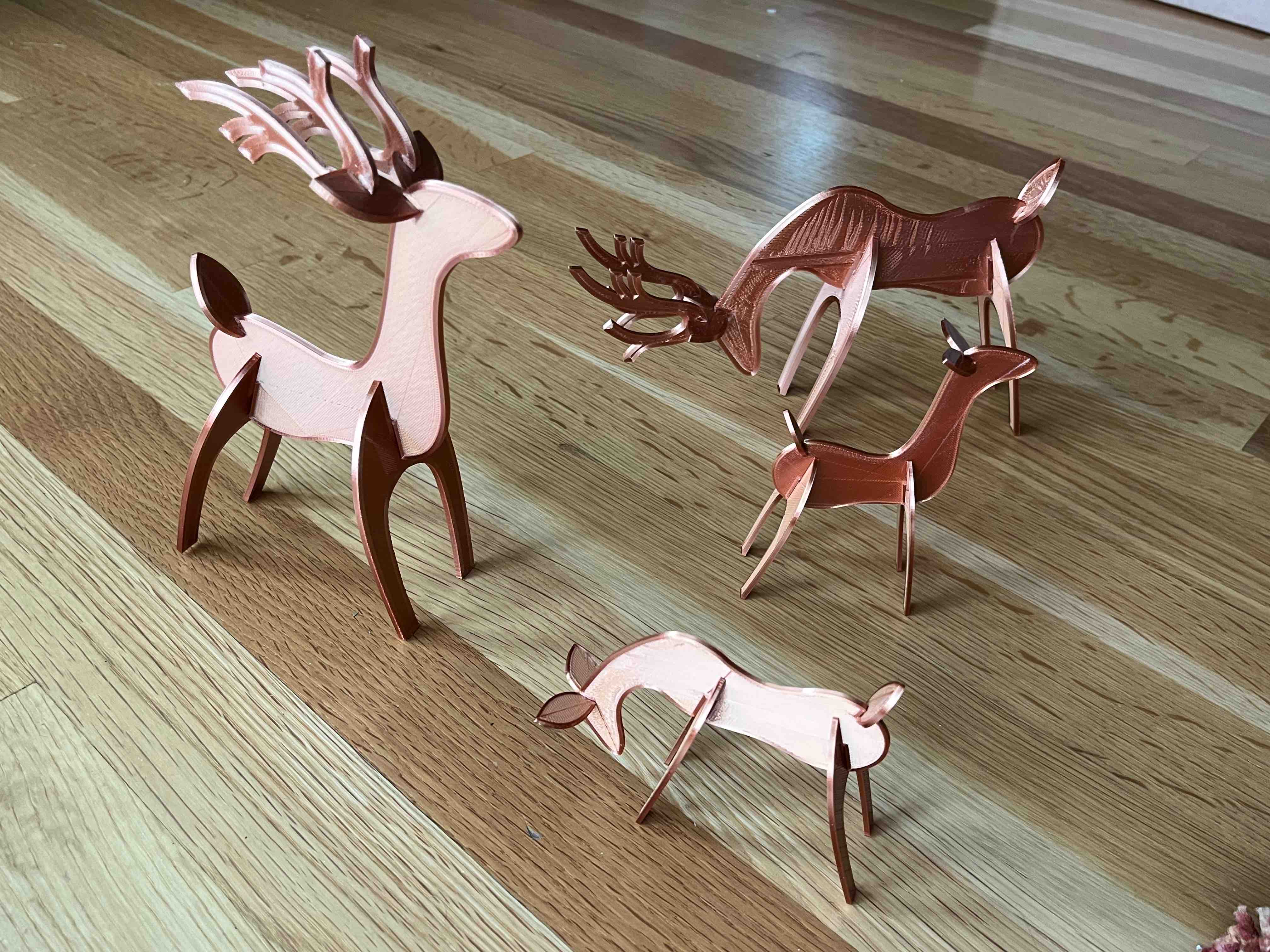 Reindeer tabletop decor