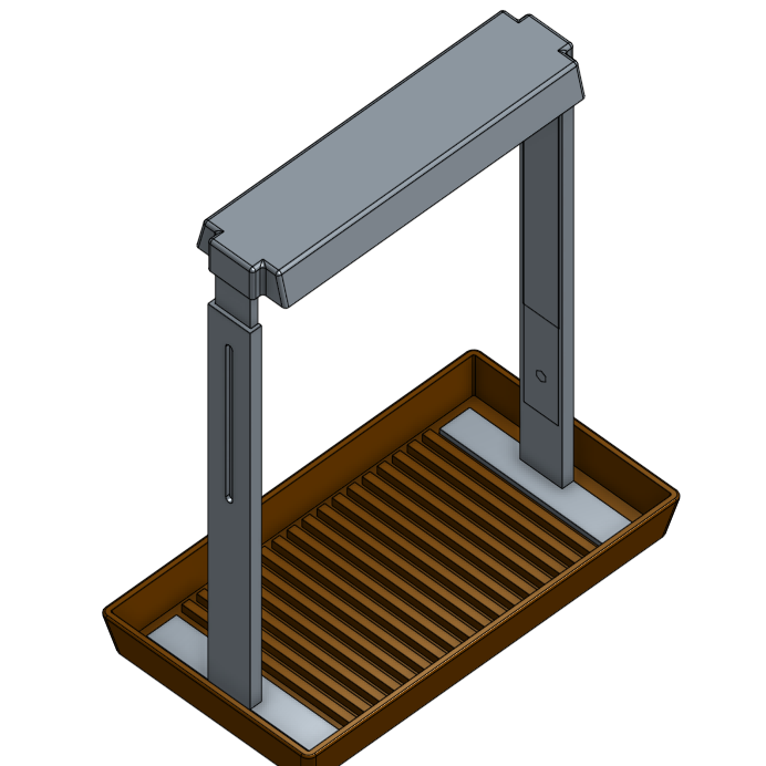 Adjustable Plant Light With Drip Tray