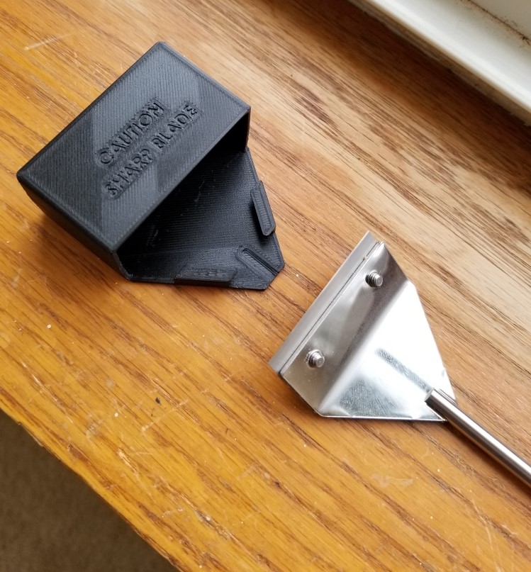 Cover + Mount for Stainless Steel Algae Scraper - Nano Tank