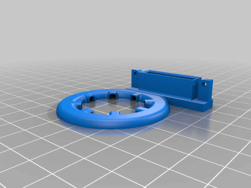 Ender-3 Fan Duct Ring in two parts