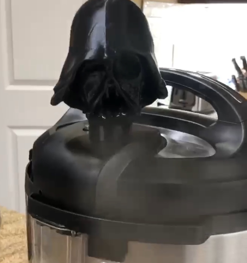 Instant Pot Darth Vader Melted Mask Steam Diverter