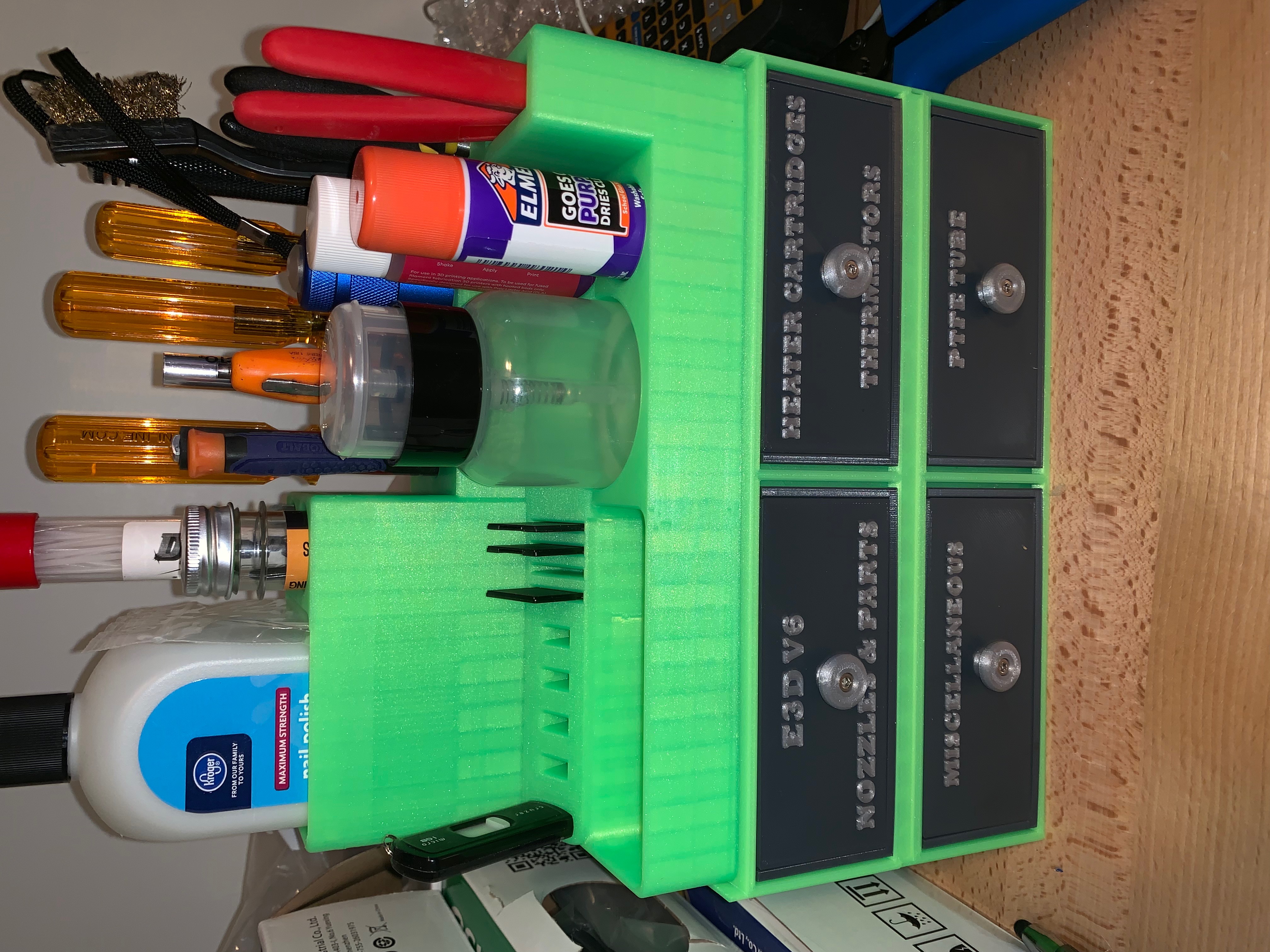 Desktop 3d Printer Tool Holder Organizer