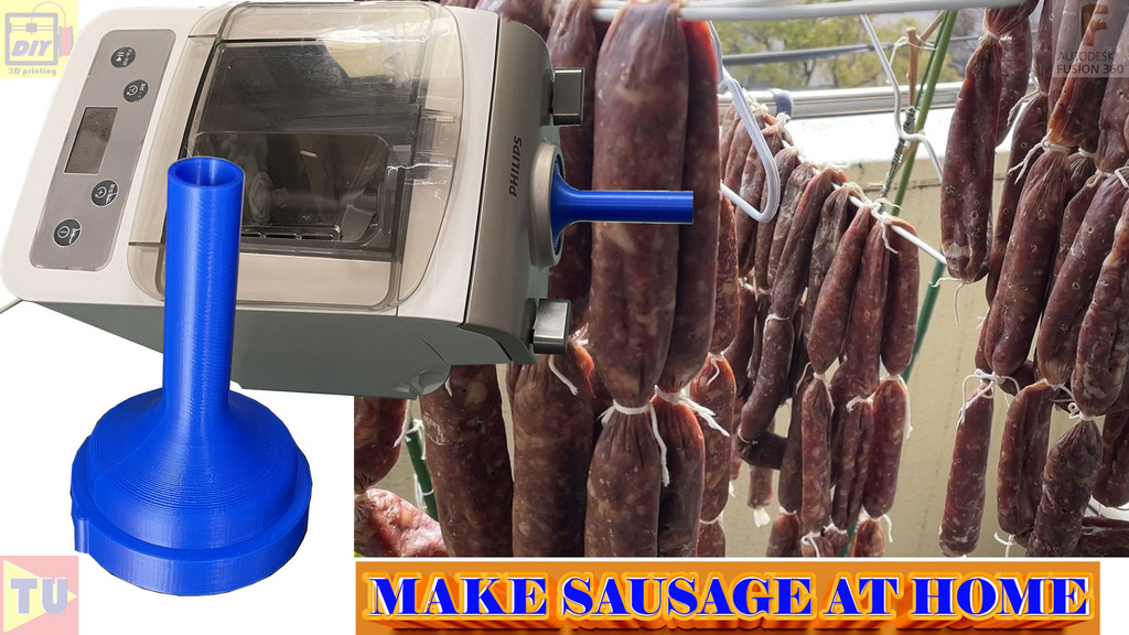Sausage accessory for Philips noodle maker