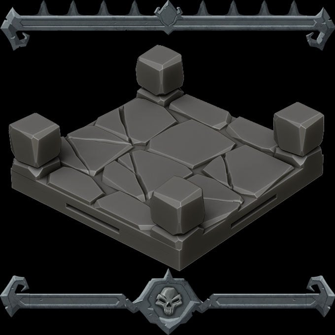 GOTHIC CITY Bridge Tile - JOIN OUR Monster Miniature PATREON