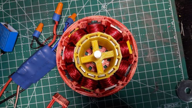 3D-Printed BLDC (Brushless DC Motor)