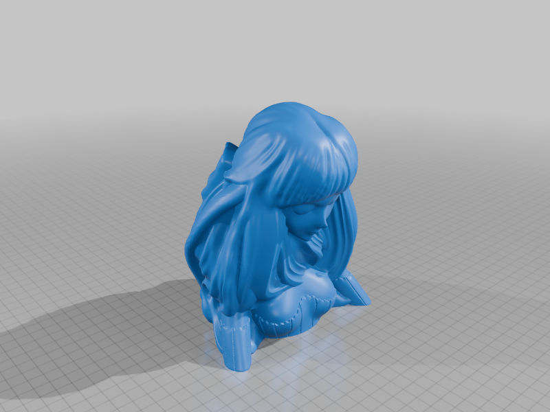 Anime Bookend STL File– 3D Print Book Holder