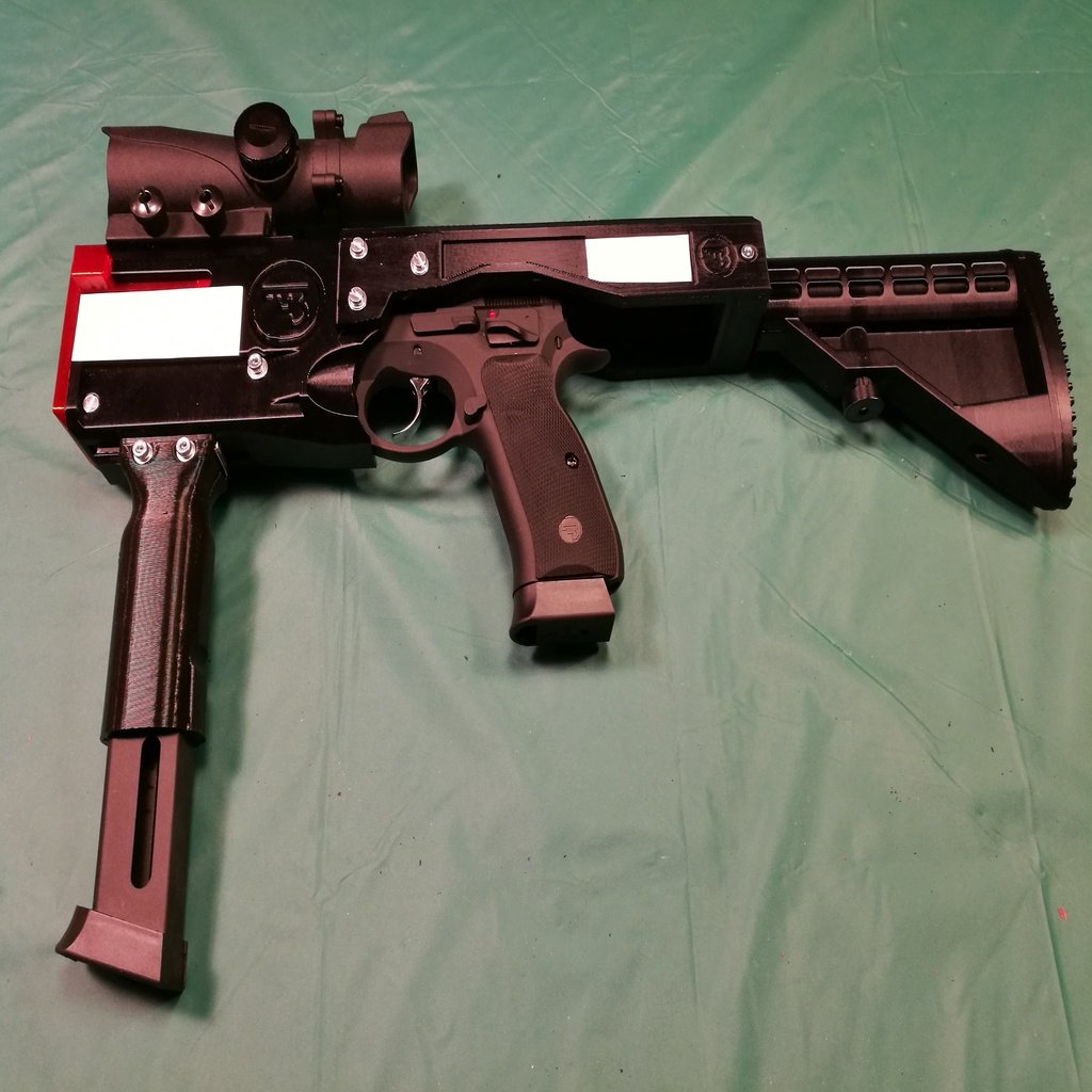 Jokers Hi-CAPA to -> CZ SP-01 SHADOW Carbine kit (CZ 75 with rail)  