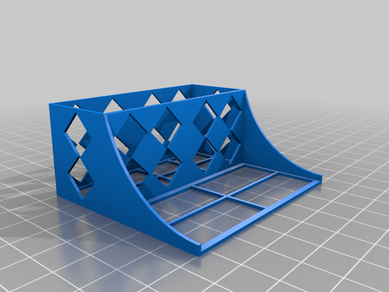 Universal Deck/card holder and discard pile (no supports required)