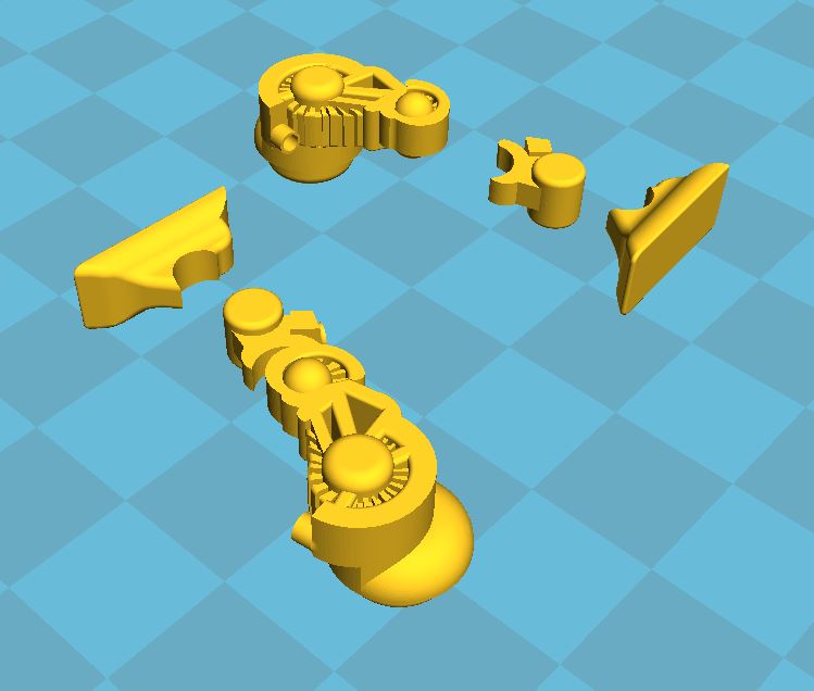 Modular Legs for Robot Chuck