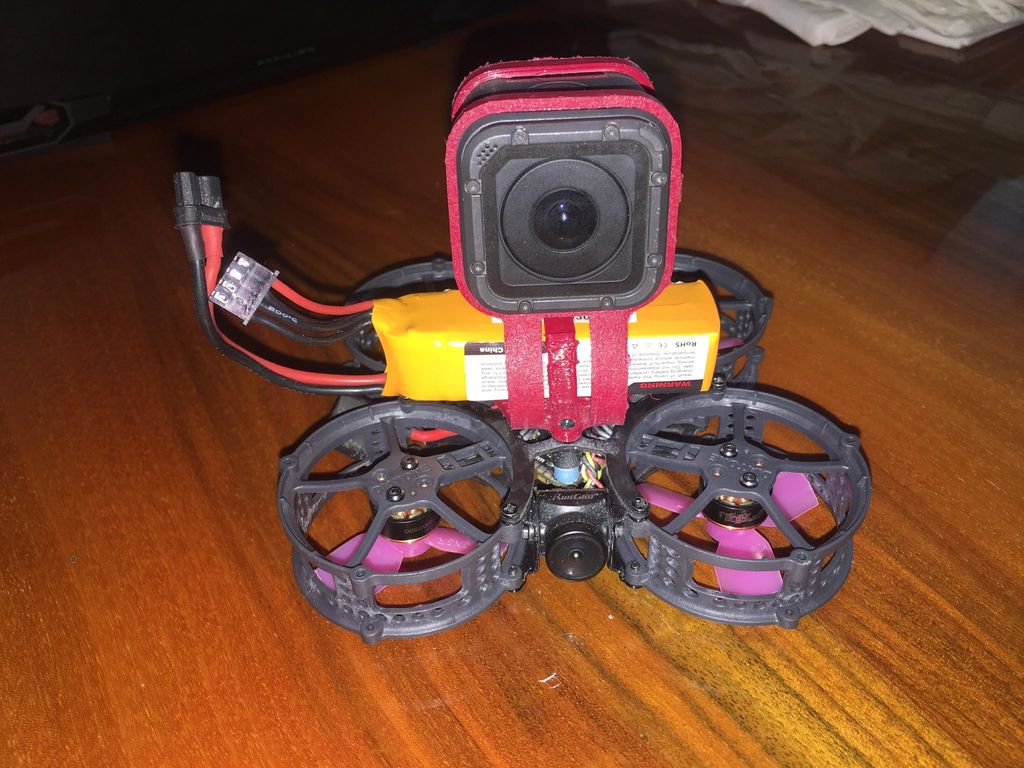 GoPro Session mount for Diatone TinaWhoop, Hey Tina Whoop, RSGO