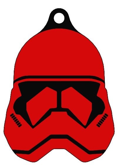 sith trooper Helmet Star Wars Keychain
