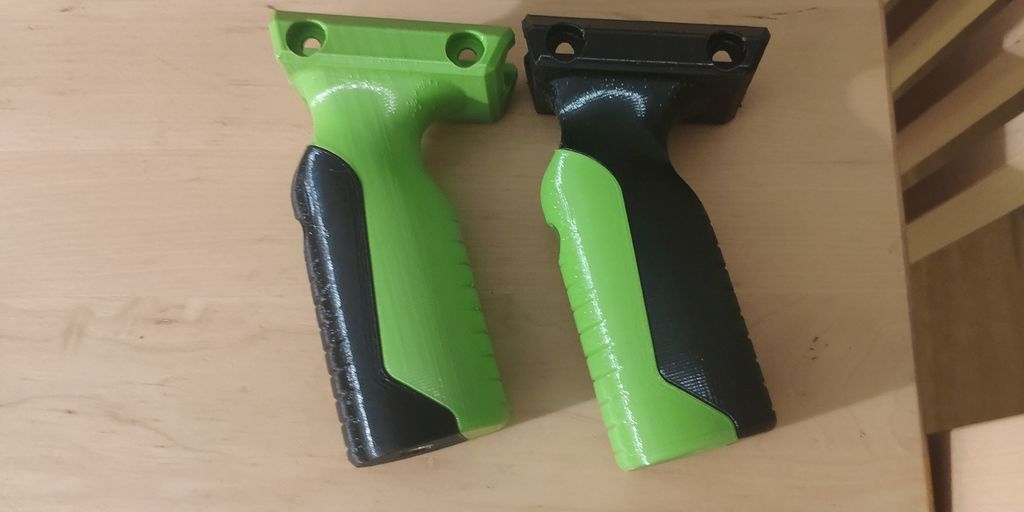 nerf two parts front grip angled