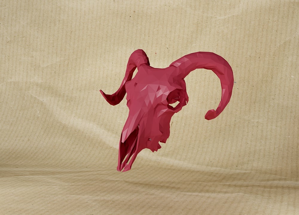 skull cow