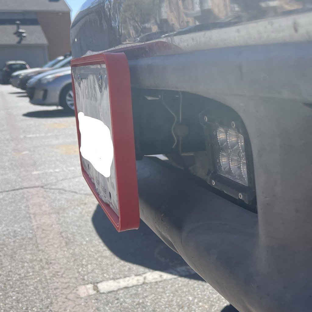  Trailer Hitch License Plate Mount