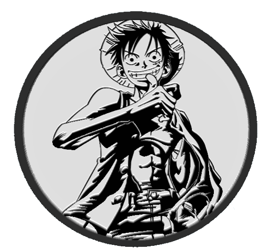 luffy one piece coasters v8