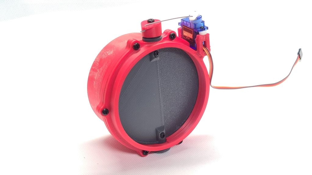 SG90 Servo controlled chamber vent - Butterfly valve