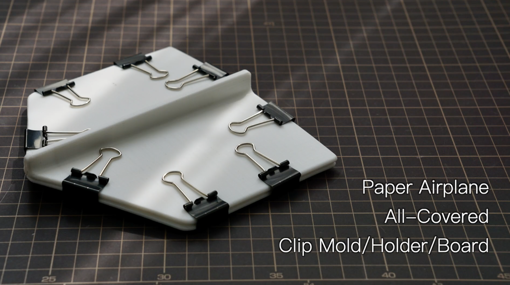 Paper Airplane Clip Mold Holder Board Shaper