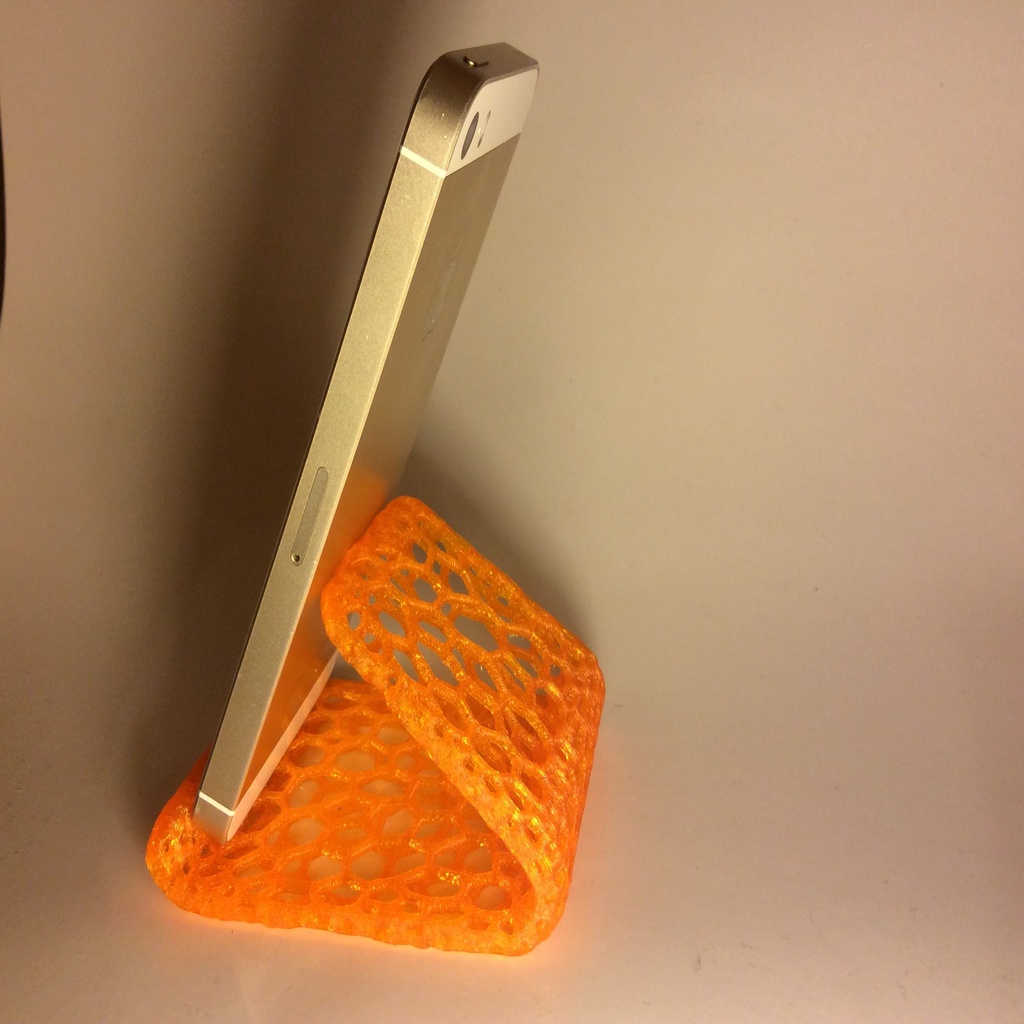 Voronoi phone stand