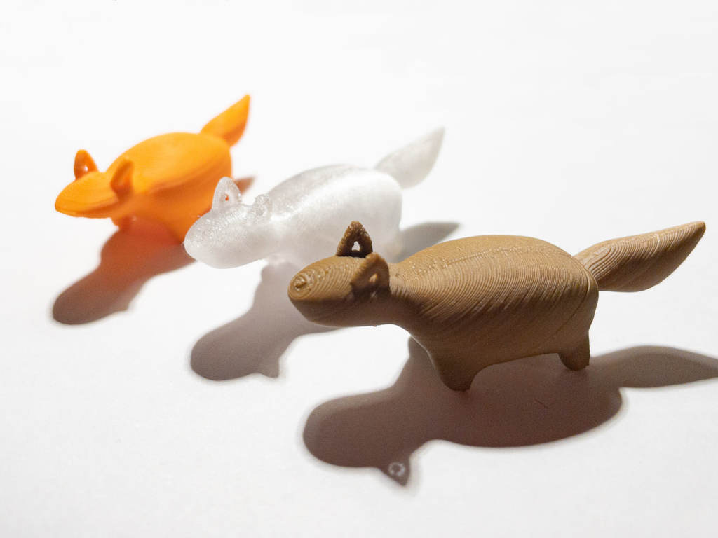 mini smooth fox figurine