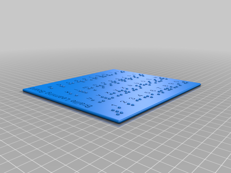 Braille Learning Board ( German )