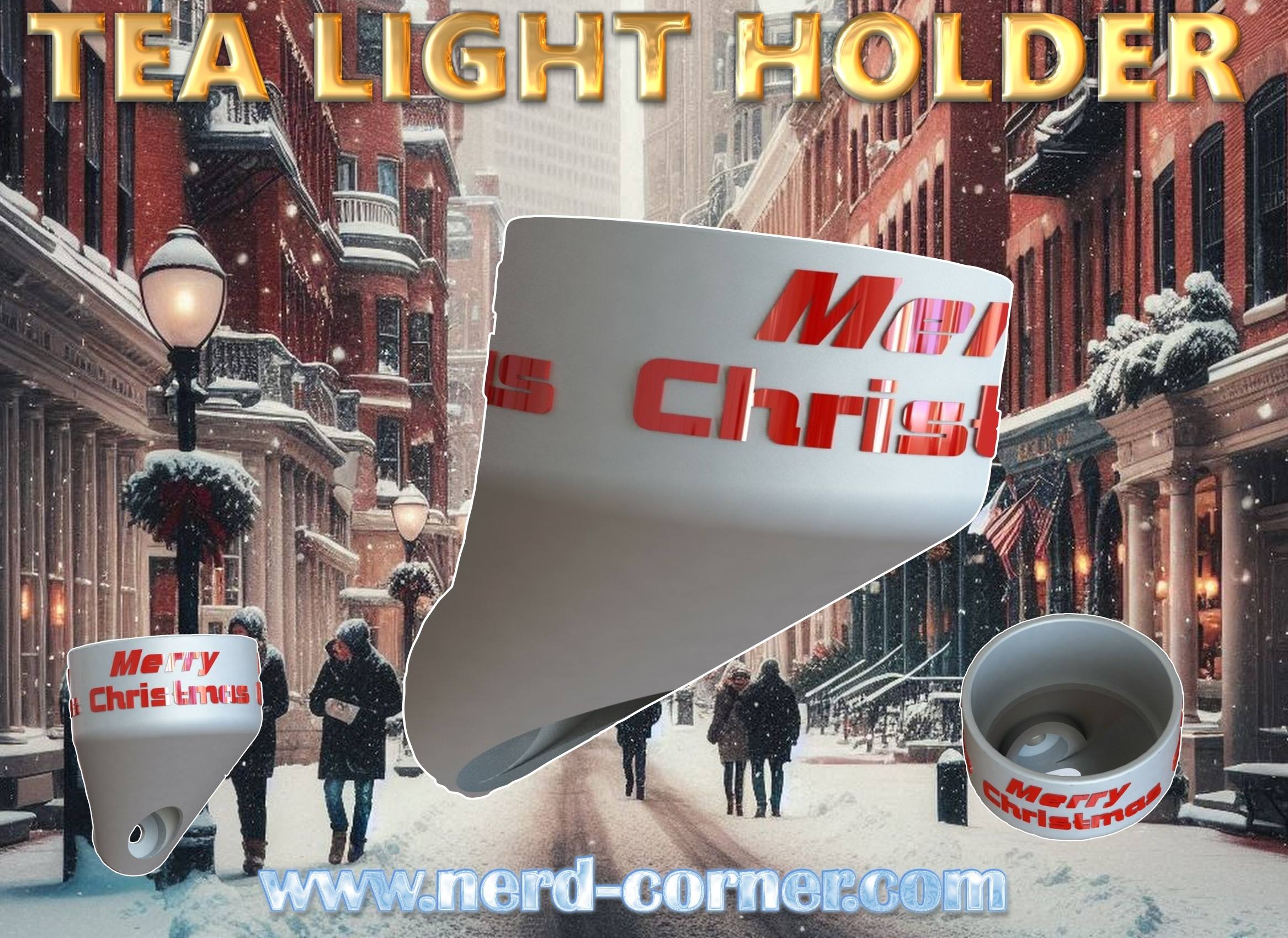 Tea light holder center wall mount V1.2