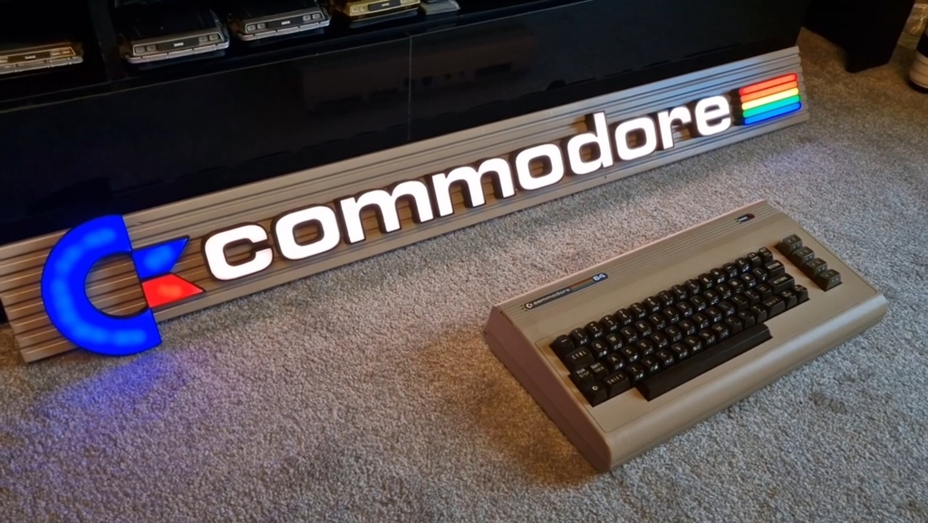 Commodore LED Logo