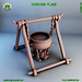 Cooking place & Cauldron 3D model